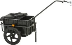 CLP Aanhanger Voor Fietsen WILLY, Dekzeil, Universele Koppeling Zwart -BASIL Verkoop 1200x760 2