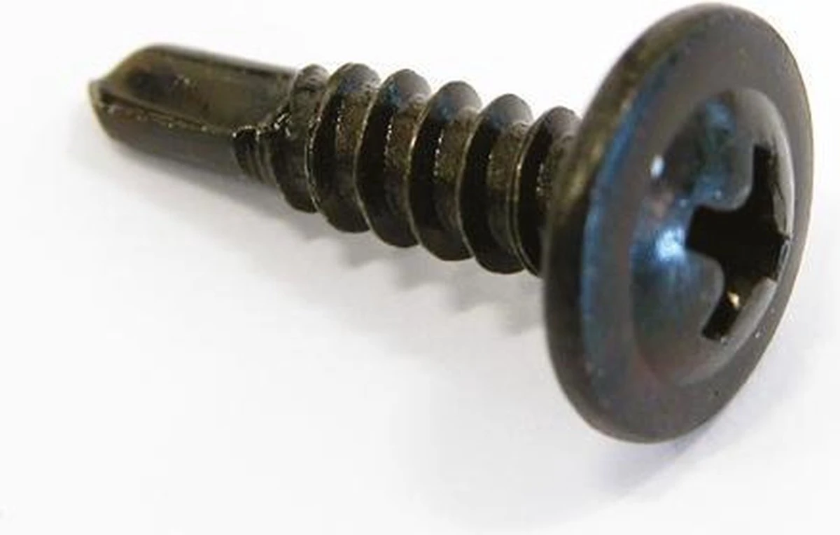 Carpoint Schroef Zelftappend Zwart Ø4mm 19mm 100 Stuks 2 Carpoint Schroef Zelftappend Zwart Ø4mm 19mm 100 Stuks - Afbeelding 2