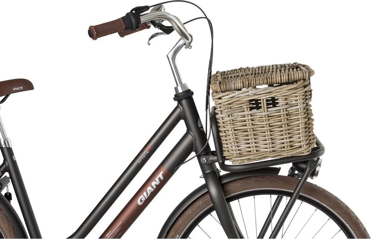 Fastrider Sera Medium Met Klep Mand Rotan Naturel - 17L 2 Fastrider Sera Medium Met Klep Mand Rotan Naturel - 17L - Afbeelding 2