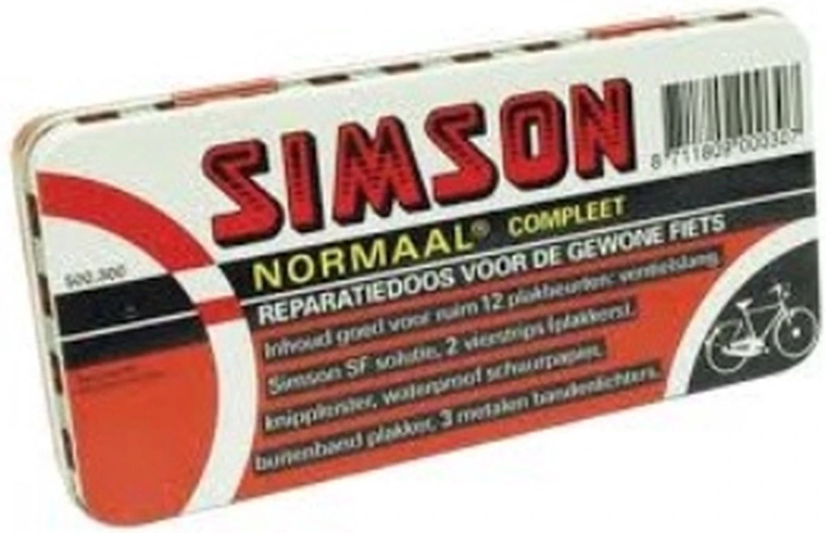 Simson Bandenreparatieset - Bandenplakset Compleet - Type Normaal T.b.v. Fiets - 7 Delig 17 Simson Bandenreparatieset - Bandenplakset Compleet - Type Normaal T.b.v. Fiets - 7 Delig - Afbeelding 17