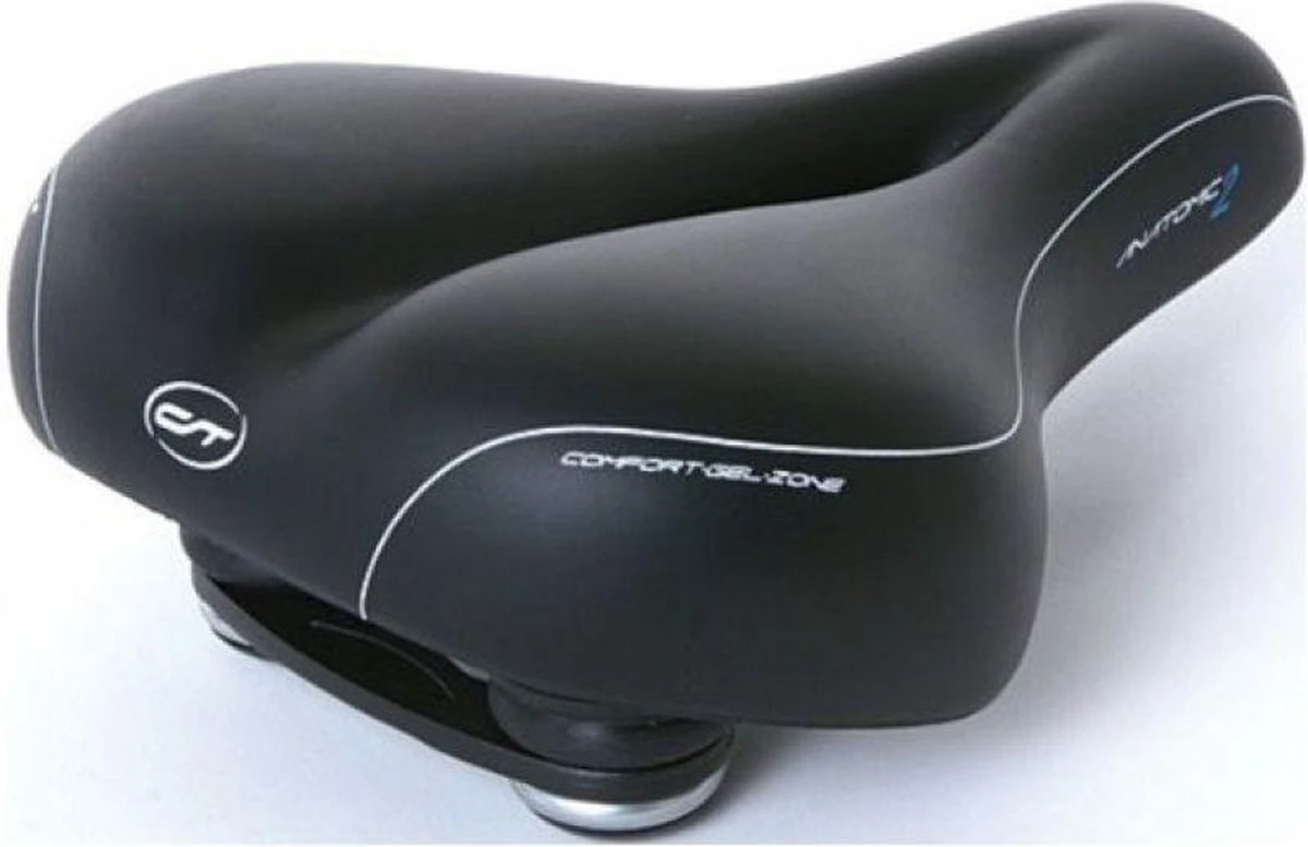 Contec City Tour Anatomic 2 Fietszadel - Heren - Waterdicht - Zwart 1 Contec City Tour Anatomic 2 Fietszadel - Heren - Waterdicht - Zwart