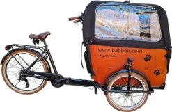Babboe Big Regentent Bakfietshoes Kleur Zwart Bakfiets Huif (zonder Tentstokken)