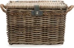 New Looxs Melbourne Large Fietsmand Voordrager - 45 Liter - Rotan - Grijs -BASIL Verkoop 1200x785 4