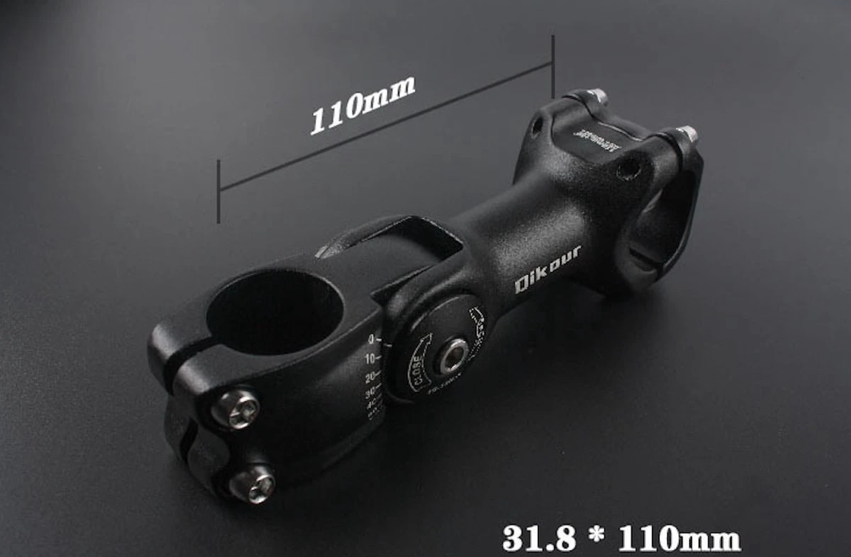 Voltano A-Head Verstelbare Stuurpen Voorbouw – 1-1/8” 28,6 / 110 Mm / 31,8 Mm – Zwart - º60 Graden Verstelbaar - Stuur Verhoger - Stuur Verlenger 2 Voltano A-Head Verstelbare Stuurpen Voorbouw – 1-1/8” 28,6 / 110 Mm / 31,8 Mm – Zwart - º60 Graden Verstelbaar - Stuur Verhoger - Stuur Verlenger - Afbeelding 2