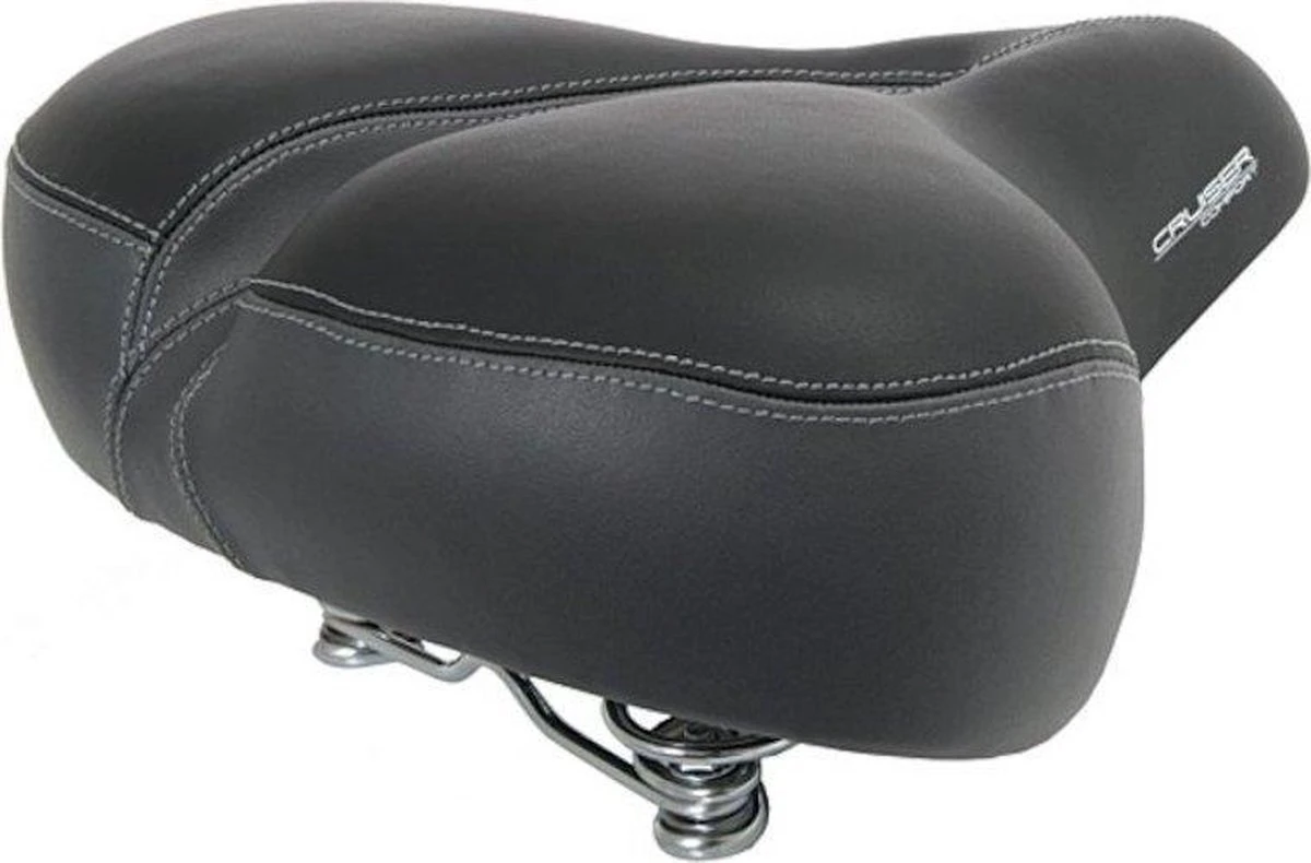 Contec City/Tour Fietszadel - Zwart - XXL Zitvlak - Met Uitsparing 1 Contec City/Tour Fietszadel - Zwart - XXL Zitvlak - Met Uitsparing