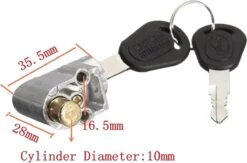 Accu Slot Elektrische Fiets - E-bike Batterij Slot - Anti Diefstal Slot - Accuslot- Veiligheidsslot -BASIL Verkoop 1200x791