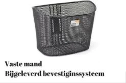 New Looxs Toscane RapidLock Fietsmand Stuur - 19 Liter - Staal - Zwart 14 New Looxs Toscane RapidLock Fietsmand Stuur - 19 Liter - Staal - Zwart -BASIL Verkoop 1200x791 4
