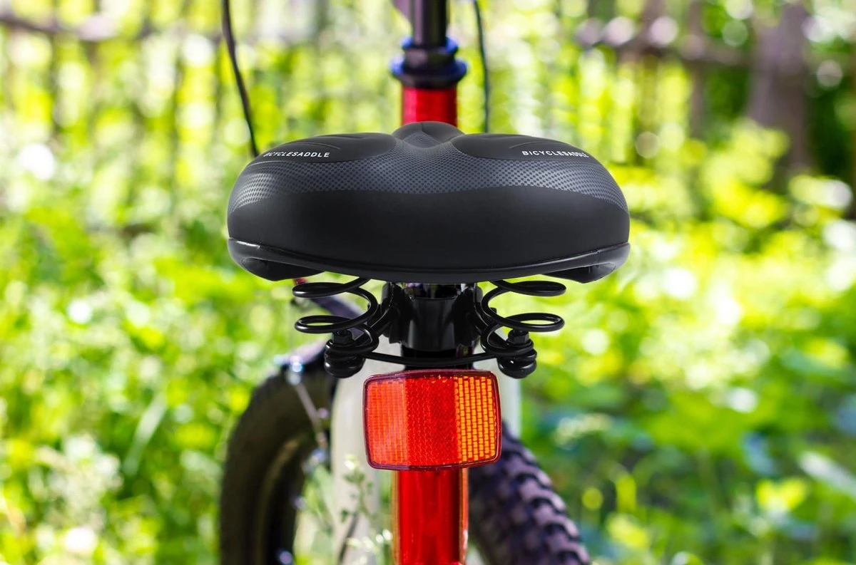 909 OUTDOOR Stadsfietszadel - Mountainbike Fietszadel - PU-leer - Comfortabel - Voor Elke Fiets - Waterdicht 2 909 OUTDOOR Stadsfietszadel - Mountainbike Fietszadel - PU-leer - Comfortabel - Voor Elke Fiets - Waterdicht - Afbeelding 2