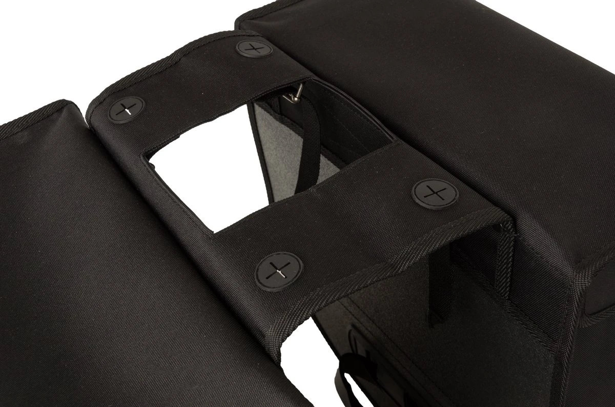 Fastrider Hybrid Large Dubbele Fietstas Zwart - 35L 13 Fastrider Hybrid Large Dubbele Fietstas Zwart - 35L - Afbeelding 13