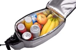 Dunlop Koeltas Voor Bagagedrager Fiets - 7 Liter - Fietstas - Klittenband Bevestiging - Incl. Extra Opbergvakken En Flessenhouder - Isolerende Binnenlaag - Met Schouderband - Grijs -BASIL Verkoop 1200x796 1