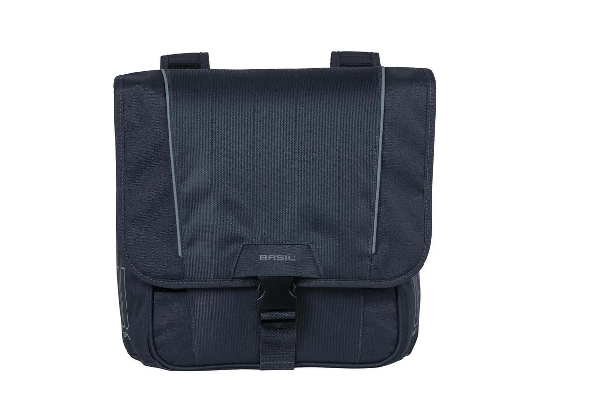 Basil Sport Design Dubbele Fietstas - Grijs - 32 Liter 2 Basil Sport Design Dubbele Fietstas - Grijs - 32 Liter - Afbeelding 2