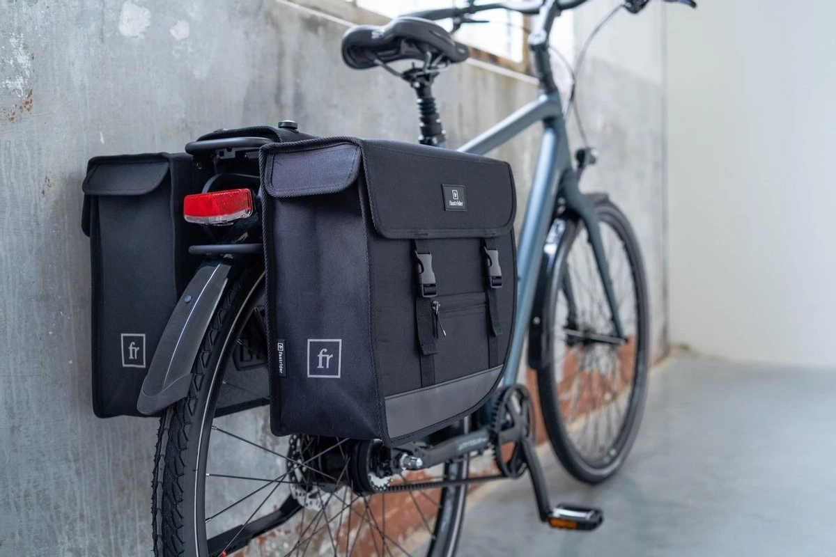 Fastrider Hybrid Large Dubbele Fietstas Zwart - 35L 10 Fastrider Hybrid Large Dubbele Fietstas Zwart - 35L - Afbeelding 10