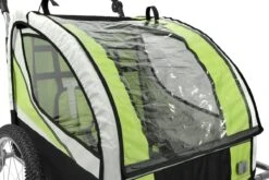 Fietkar - 2 Kinderen - Met Schokbreker - Lime -BASIL Verkoop 1200x800 215