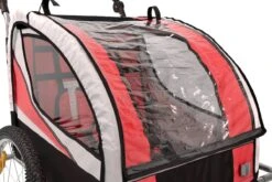 Fietskar Voor Kinderen - Met Buggyfunctie - En Schokbrekers - Rood 33 Fietskar Voor Kinderen - Met Buggyfunctie - En Schokbrekers - Rood -BASIL Verkoop 1200x800 221