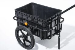 CLP Aanhanger Voor Fietsen WILLY, Dekzeil, Universele Koppeling Zwart -BASIL Verkoop 1200x800 225