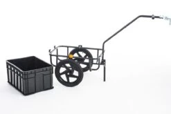 CLP Aanhanger Voor Fietsen WILLY, Dekzeil, Universele Koppeling Zwart -BASIL Verkoop 1200x800 227