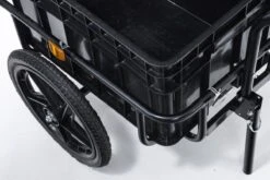 CLP Aanhanger Voor Fietsen WILLY, Dekzeil, Universele Koppeling Zwart -BASIL Verkoop 1200x800 233