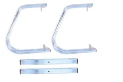 Dunlop Fietsenrek Voor 2 Fietsen - Aluminium - Voor Aan De Muur Of Op De Grond -BASIL Verkoop 1200x800 270