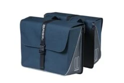 Basil Forte Dubbele Fietstas - Blauw - 35 Liter