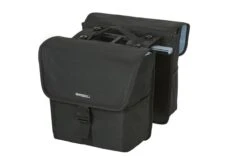 Basil GO Dubbele Fietstas MIK - Zwart - 16 Liter