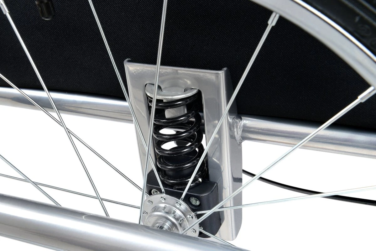 Fietskar Kind - Fietsaanhanger - Met Schokbreker - Blauw 8 Fietskar Kind - Fietsaanhanger - Met Schokbreker - Blauw - Afbeelding 8