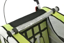 Fietkar - 2 Kinderen - Met Schokbreker - Lime -BASIL Verkoop 1200x801 22