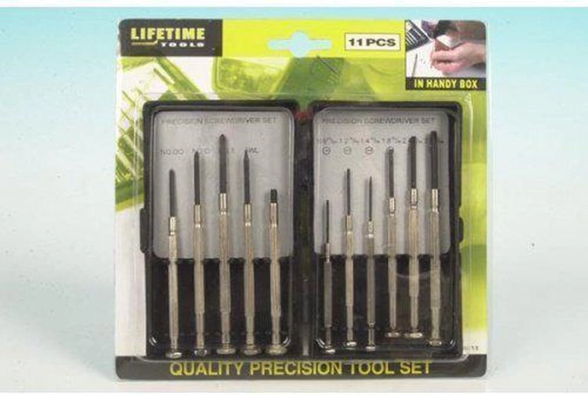 Lifetime Schroevendraaier Set Precisie 11-dlg 2 Lifetime Schroevendraaier Set Precisie 11-dlg - Afbeelding 2