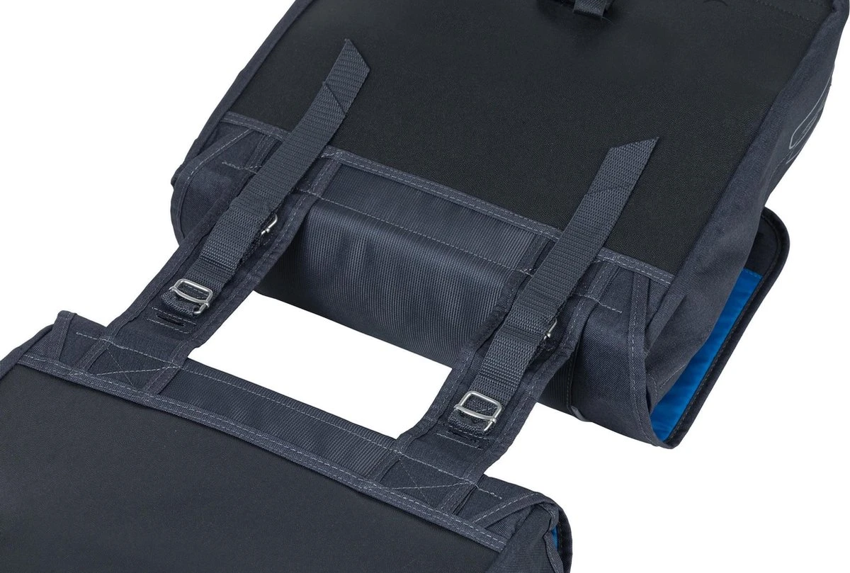 Basil Sport Design Dubbele Fietstas - Grijs - 32 Liter 4 Basil Sport Design Dubbele Fietstas - Grijs - 32 Liter - Afbeelding 4