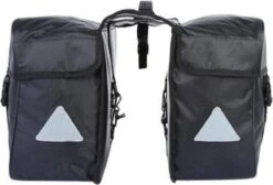 Fietstassen Dubbel ProX - 20Liter - Fietstas Waterdicht - Zwart -BASIL Verkoop 1200x814