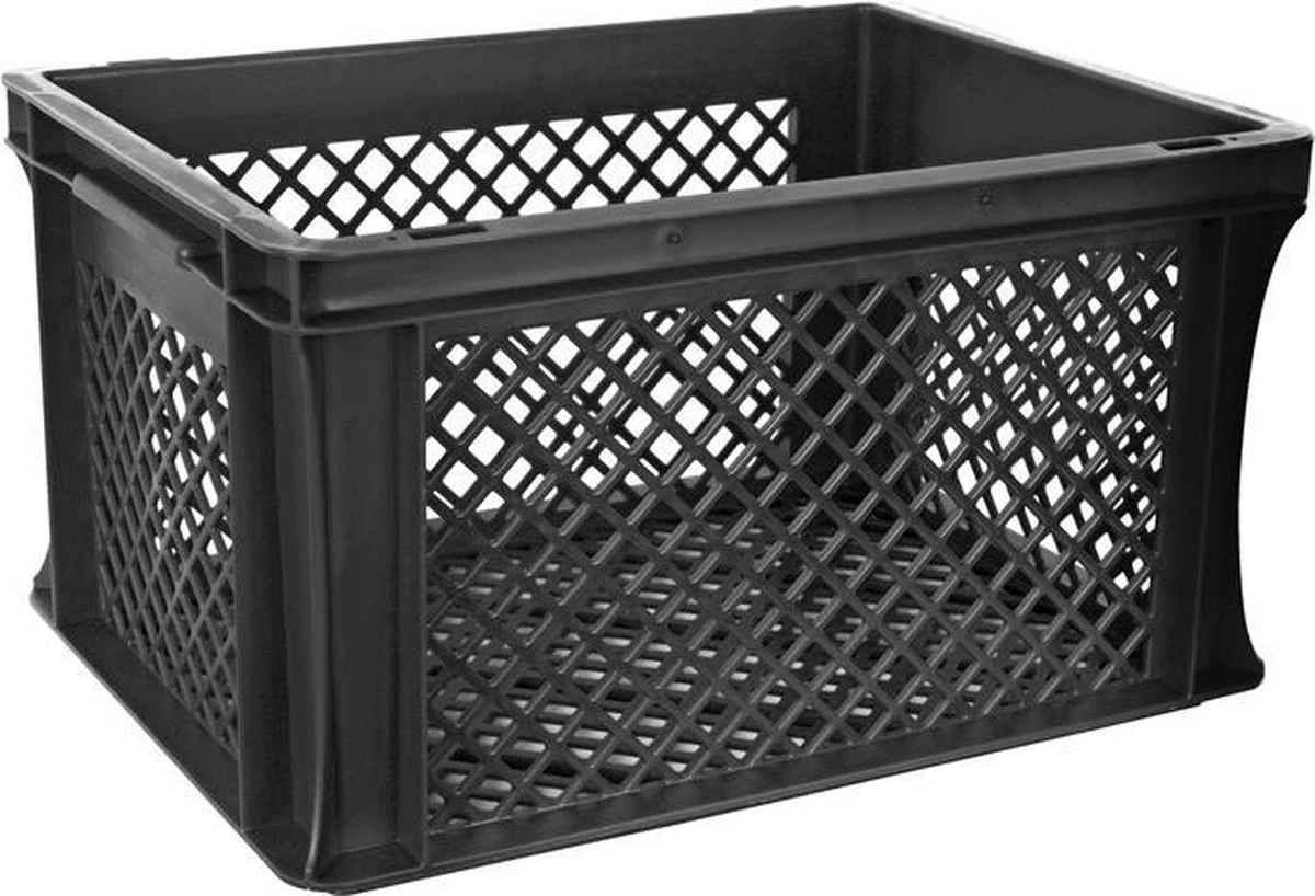 Fastrider Fietskrat Junior 22 Liter Zwart 1 Fastrider Fietskrat Junior 22 Liter Zwart