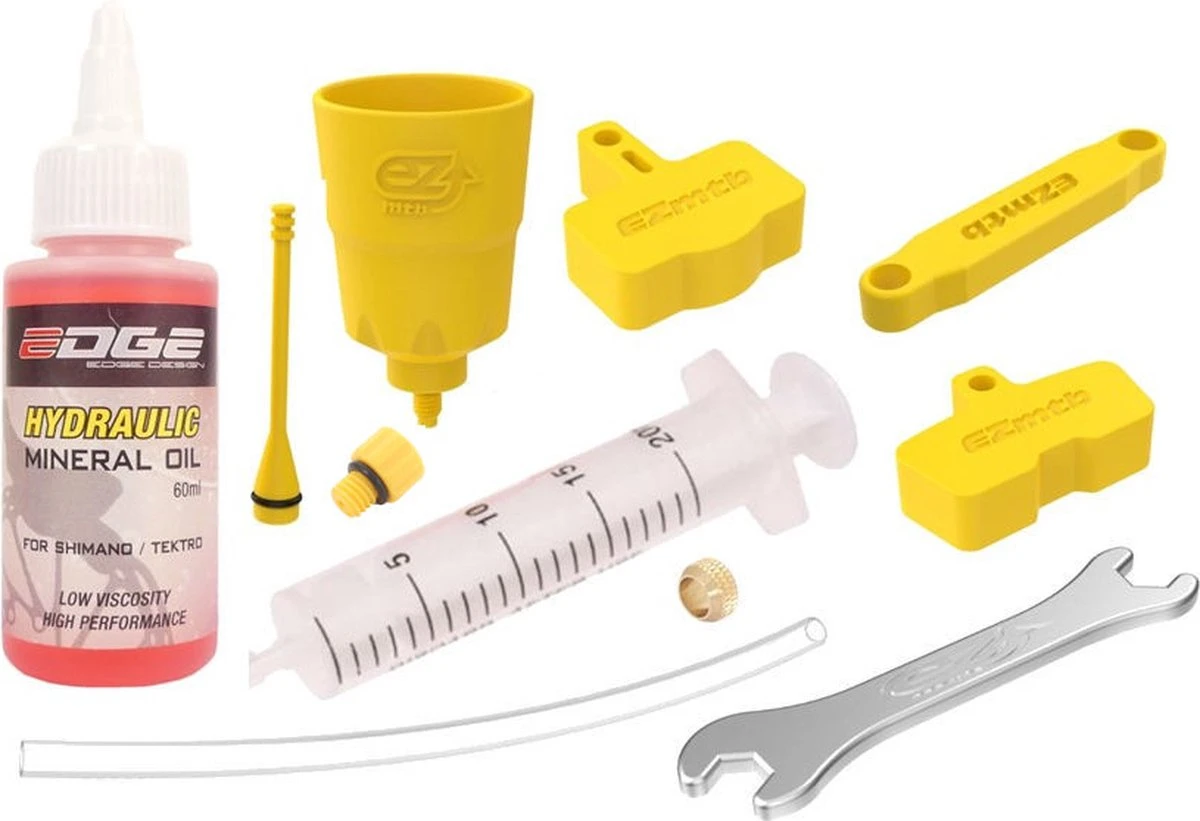 Ontluchtingsset Edge Shimano Met M7 Adapter - Incl. Olie 1 Ontluchtingsset Edge Shimano Met M7 Adapter - Incl. Olie