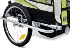 Fietkar - 2 Kinderen - Met Schokbreker - Lime -BASIL Verkoop 1200x826 14