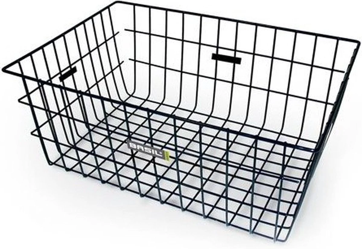 Basil Zembla Fietsmand - Staal - Inclusief Bevestigingssysteem - Zwart 2 Basil Zembla Fietsmand - Staal - Inclusief Bevestigingssysteem - Zwart - Afbeelding 2