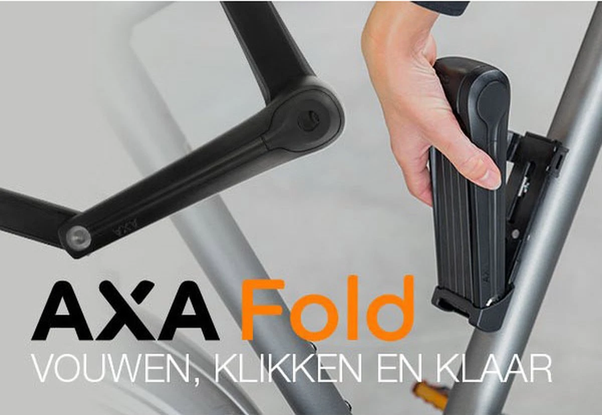 AXA Fold 85 Vouwslot - Fietsslot - Voor Elk Type Fiets - Met Houder - 85 Cm - Zwart 16 AXA Fold 85 Vouwslot - Fietsslot - Voor Elk Type Fiets - Met Houder - 85 Cm - Zwart - Afbeelding 16