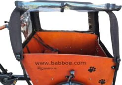 Babboe Big Regentent Bakfietshoes Kleur Zwart Bakfiets Huif (zonder Tentstokken) -BASIL Verkoop 1200x830 1