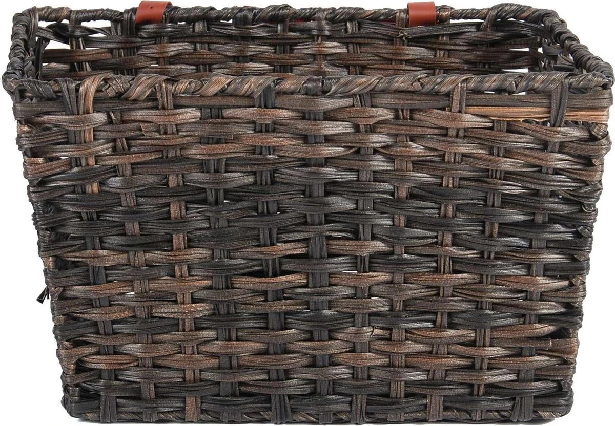 Volare Grote Gevlochten Fietsmand 2 Volare Grote Gevlochten Fietsmand - Afbeelding 2