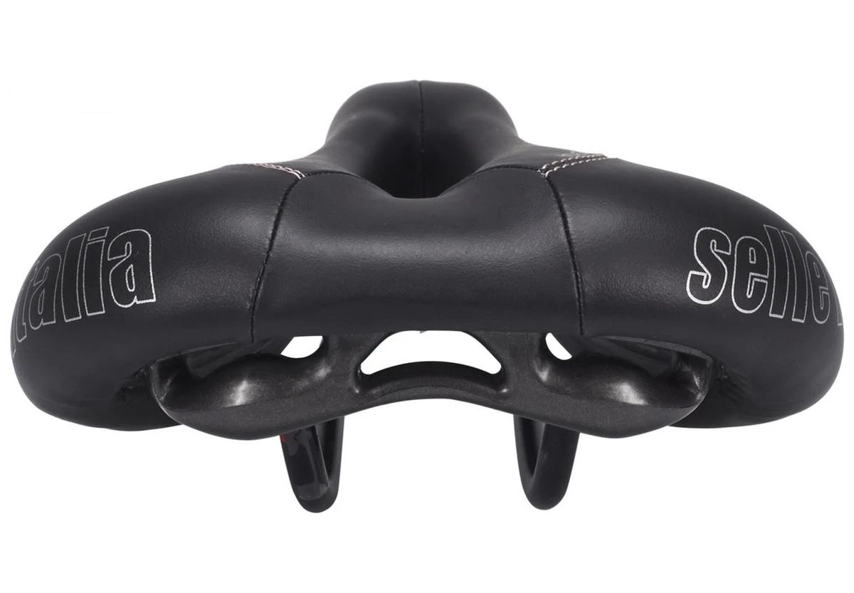 Selle Italia Donna Gel Flow L2 Fietszadel - Stalen Rails - Zwart 6 Selle Italia Donna Gel Flow L2 Fietszadel - Stalen Rails - Zwart - Afbeelding 6