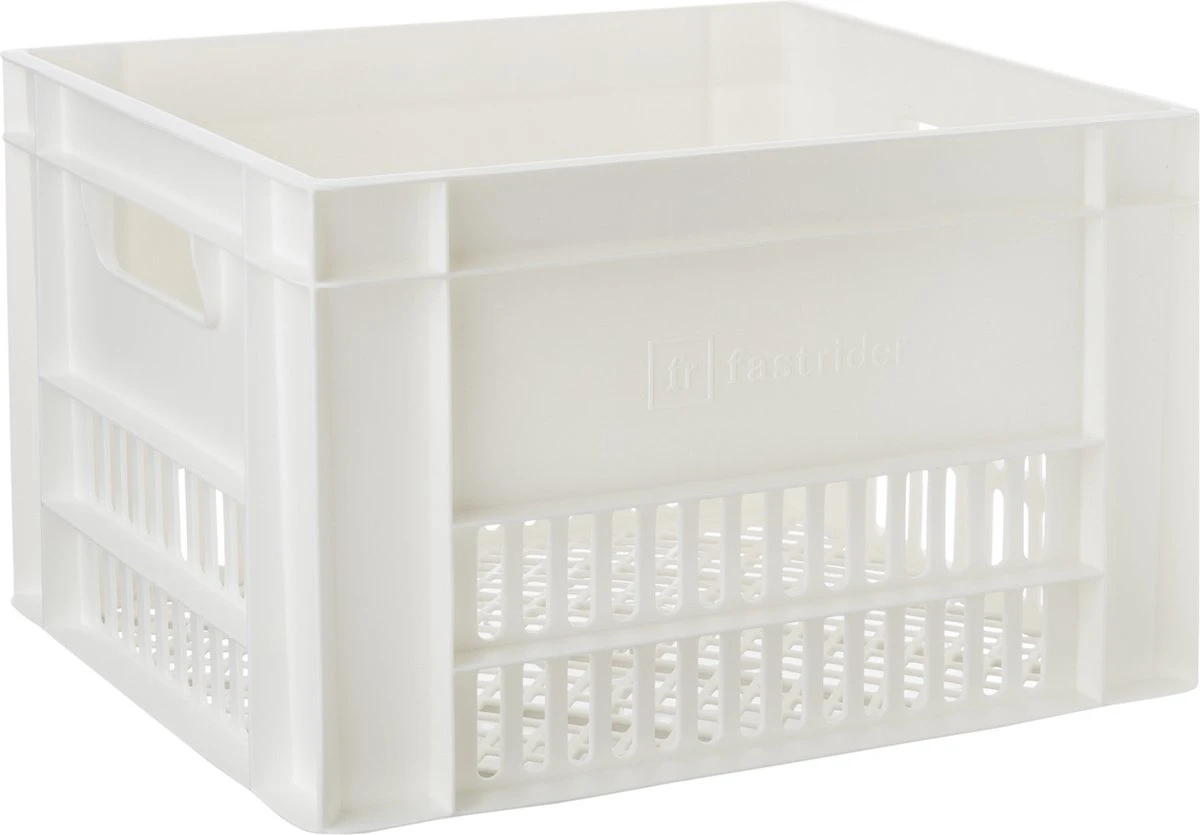 Fastrider Fietskrat Groot - Wit - 34L 1 Fastrider Fietskrat Groot - Wit - 34L