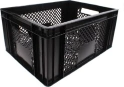 Hi-point Fietskrat Kunststof 18 Liter Zwart