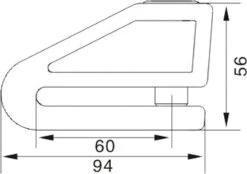 VINZ Baretti Schijfremslot ART4 - Zwart -BASIL Verkoop 1200x844 6