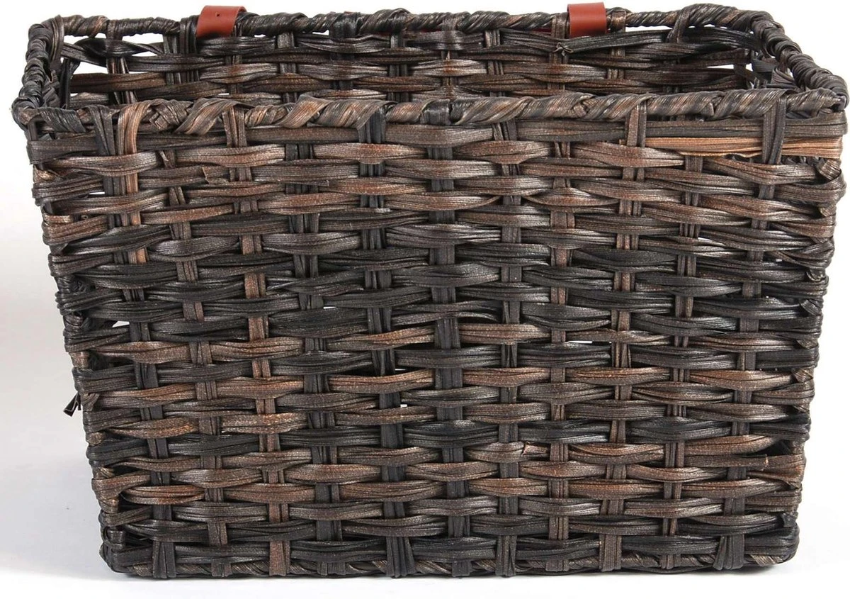 Volare Grote Gevlochten Fietsmand 1 Volare Grote Gevlochten Fietsmand