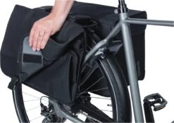 Basil Kavan Eco Classic 68L Dubbele Fietstas - 68 Liter - Zwart