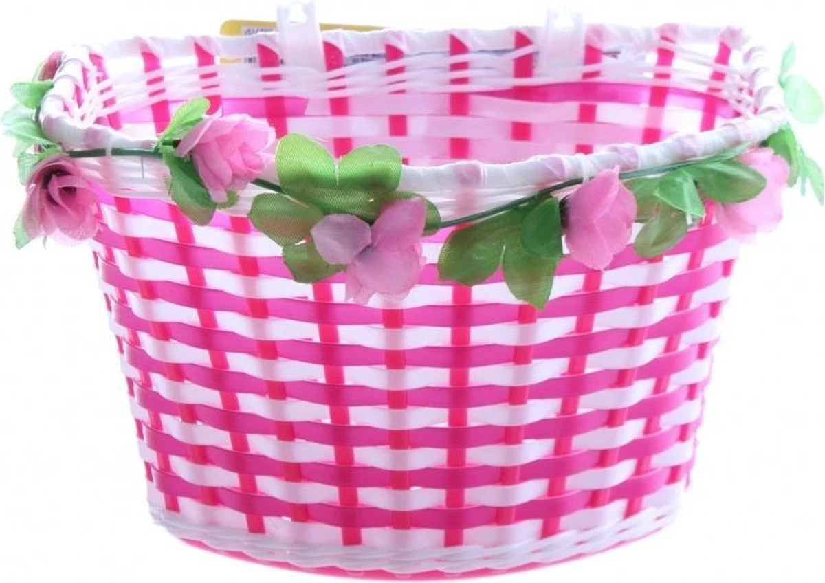 Volare Gevlochten Fietsmand Met Bloemen 7 Volare Gevlochten Fietsmand Met Bloemen - Afbeelding 7