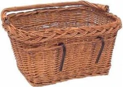 Basil Davos Fietsmand - Voor Of Achter - Riet - Inclusief Haken - Bruin -BASIL Verkoop 1200x850