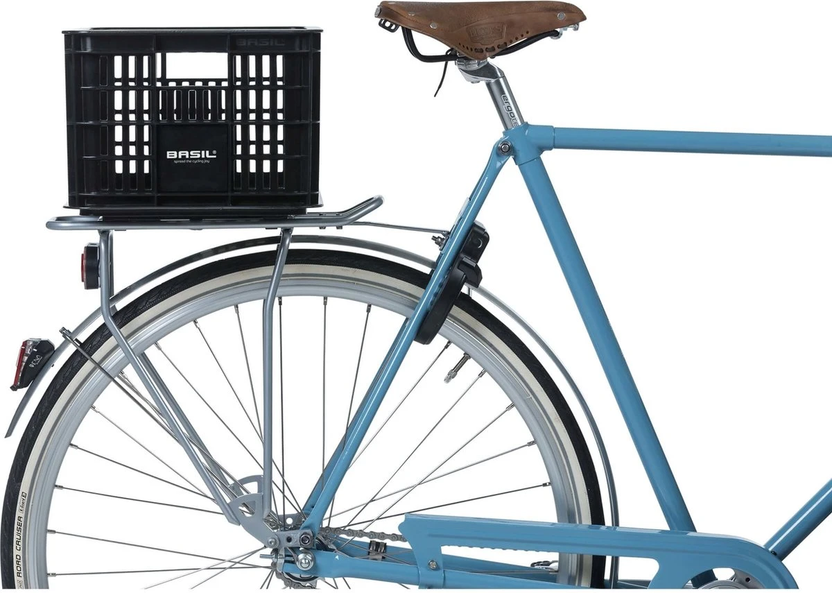 Basil Fietskrat S - Small - 17.5 Liter - Zwart 7 Basil Fietskrat S - Small - 17.5 Liter - Zwart - Afbeelding 7