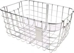 Basil Robin Fietsmand - Voor - Inclusief Bevestigingsmateriaal - Zilver -BASIL Verkoop 1200x862