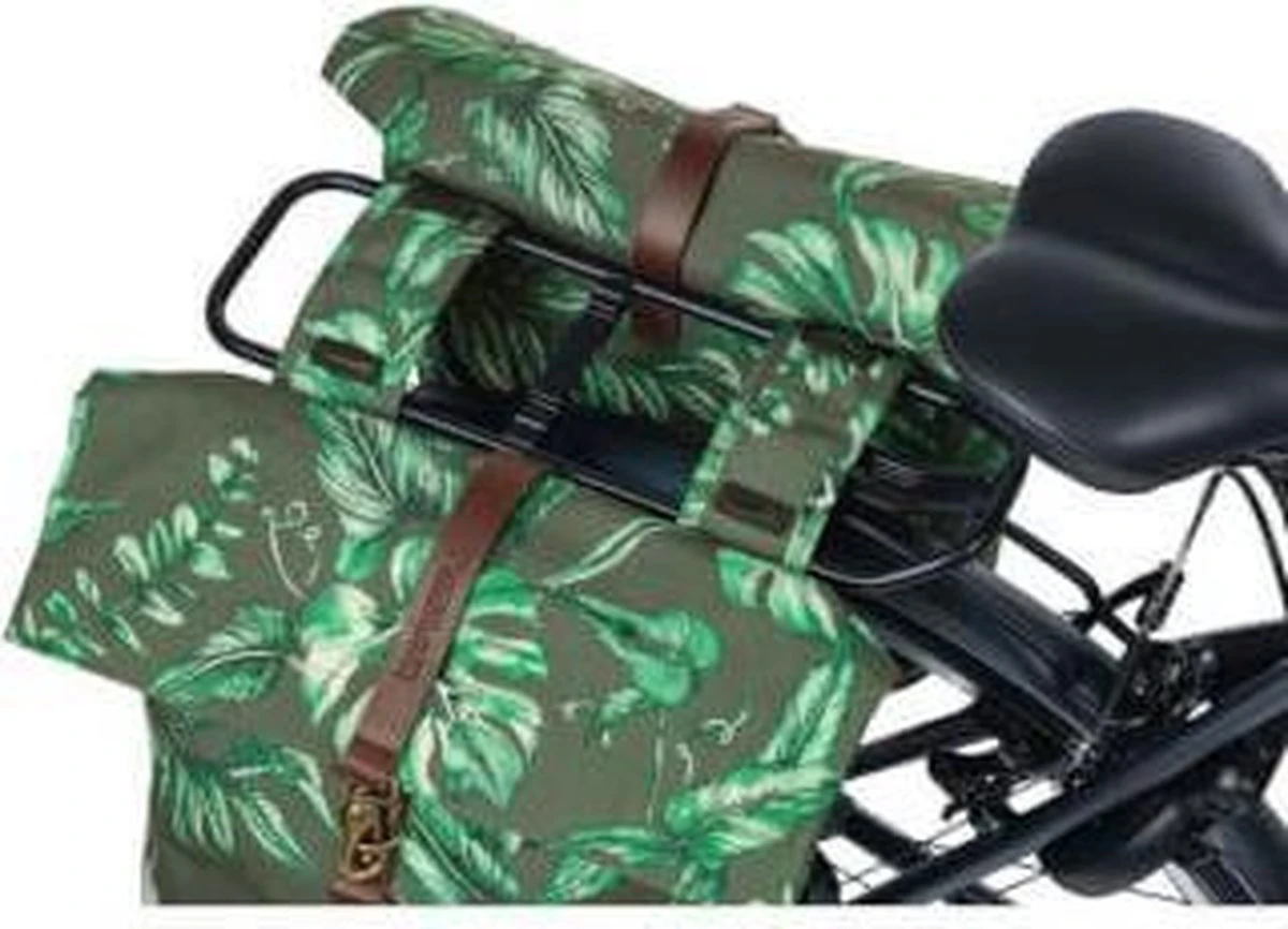 Basil Ever-Green Dubbele Fietstas - Beige - 32 Liter 8 Basil Ever-Green Dubbele Fietstas - Beige - 32 Liter - Afbeelding 8