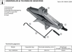 ProPlus Schaarkrik Met Handslinger Grijs - 1 Ton -BASIL Verkoop 1200x868 6