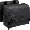 New Looxs Ivy Mondi Joy Dubbele Fietstas - 38 Liter - Zwart