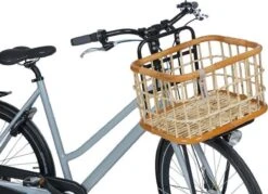Basil Green Life Fietsmand L - Voor - Ecologisch Rotan - Large - Bruin - 30 Liter -BASIL Verkoop 1200x869 7
